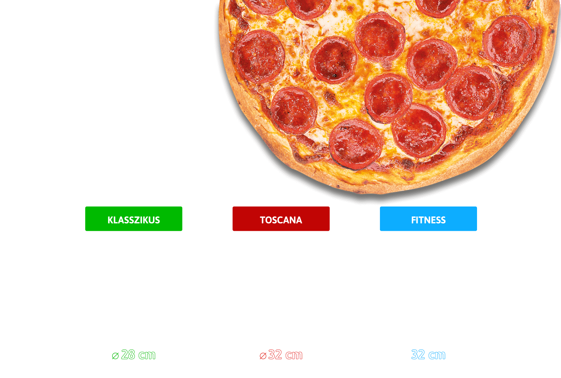 Csodálatos pizzák csodálatos embereknek